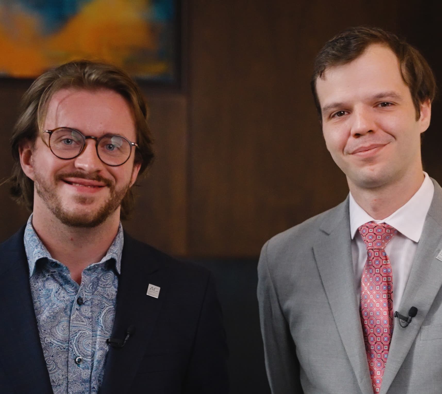 Renaud Bélanger Wilson et Julien Champagne - Superviseurs à la réception Renaud Bélanger Wilson et Julien Champagne - Superviseurs à la réception